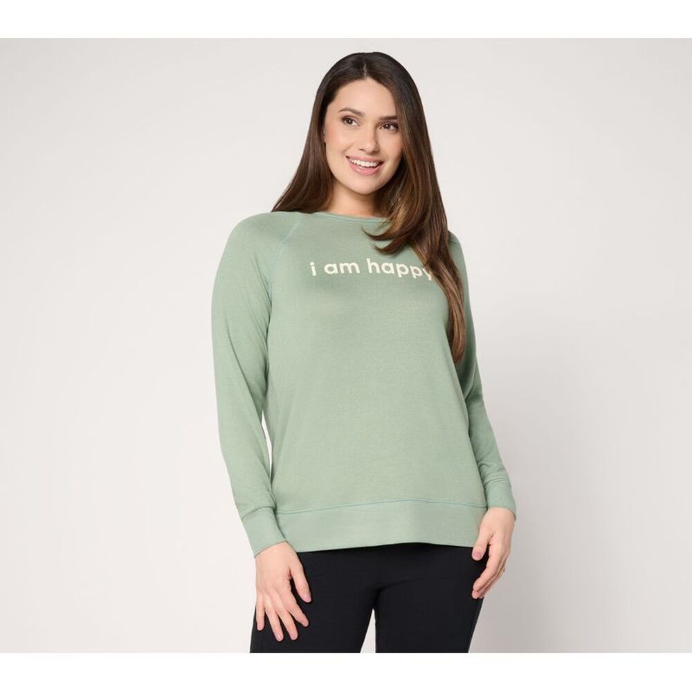 Peace Love World Women's Top Sz L Make Your Selection: Affirmation Green A737478